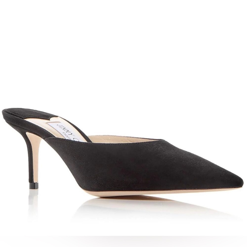 Jimmy Choo Women's Rav 65 Pointed Toe High Heel Mules
